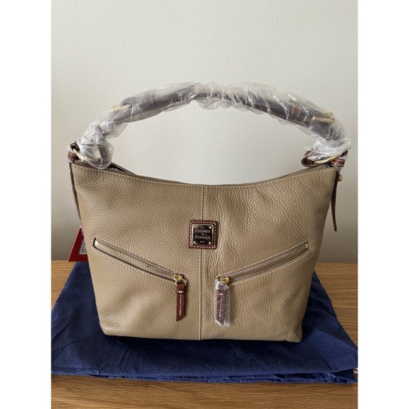 Dooney & Bourke Taupe Mary Shoulder Bag NWT CE47C TP - Picture 2 of 6